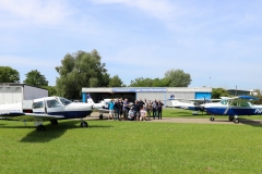 Gruppenfoto vor Abflug in Speyer